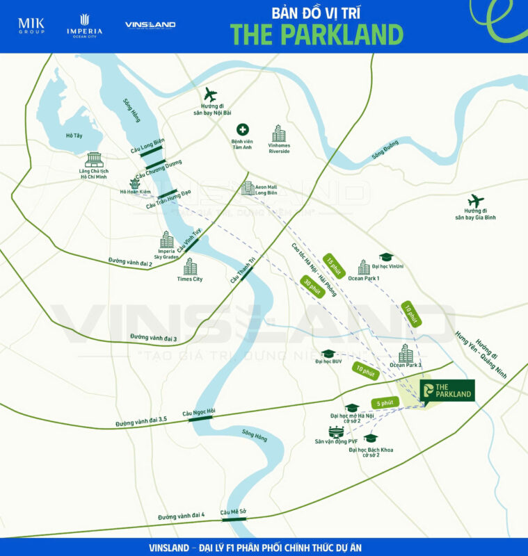 Vị trí The parkland